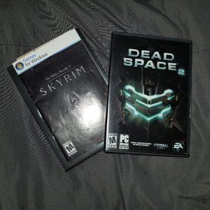 Lot of Deadspace 2 and Skyrim games for PC